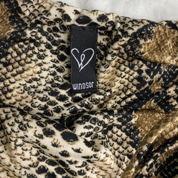 Spaghetti Strap Snake Print Bodysuit - Picture 2 of 5